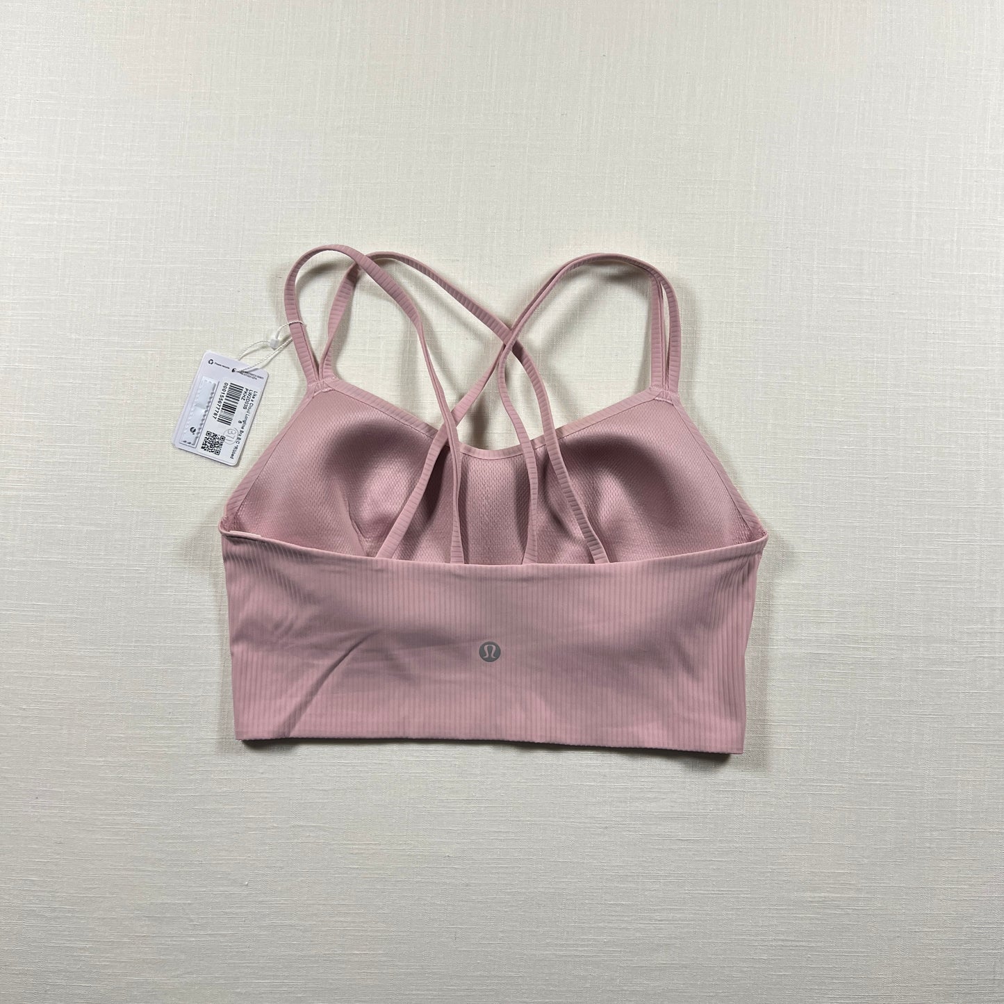 Lululemon Like a Cloud Ribbed Longline Bra *Light Support, B/C Cup - Pink Haze - Size 8 (Medium)