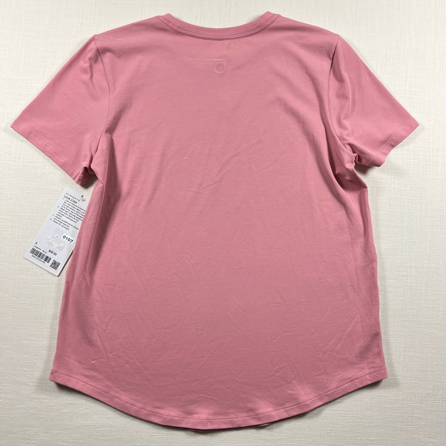 Lululemon Love Crew - Pink Tide - Size 8 (Medium)