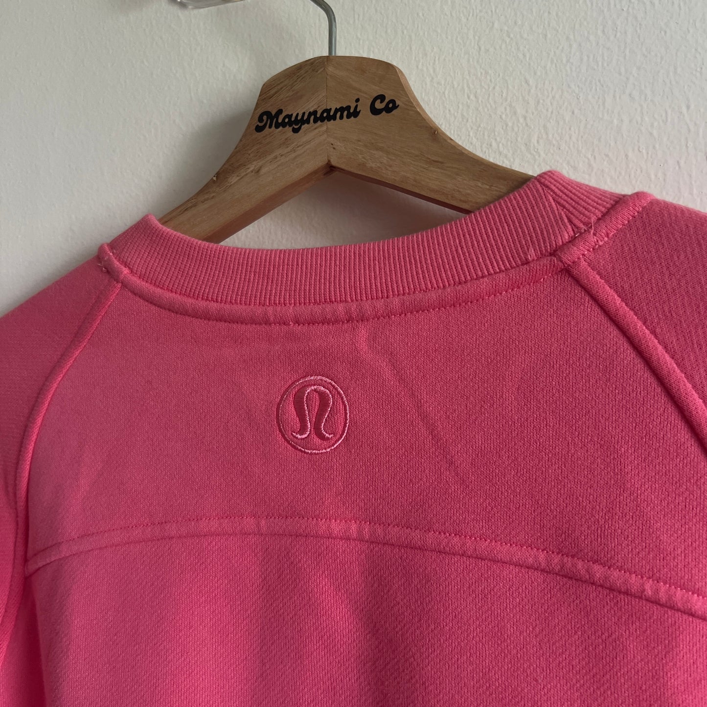 Lululemon Scuba Oversized Pullover *Wordmark - Sakura Pink - Size Medium/Large