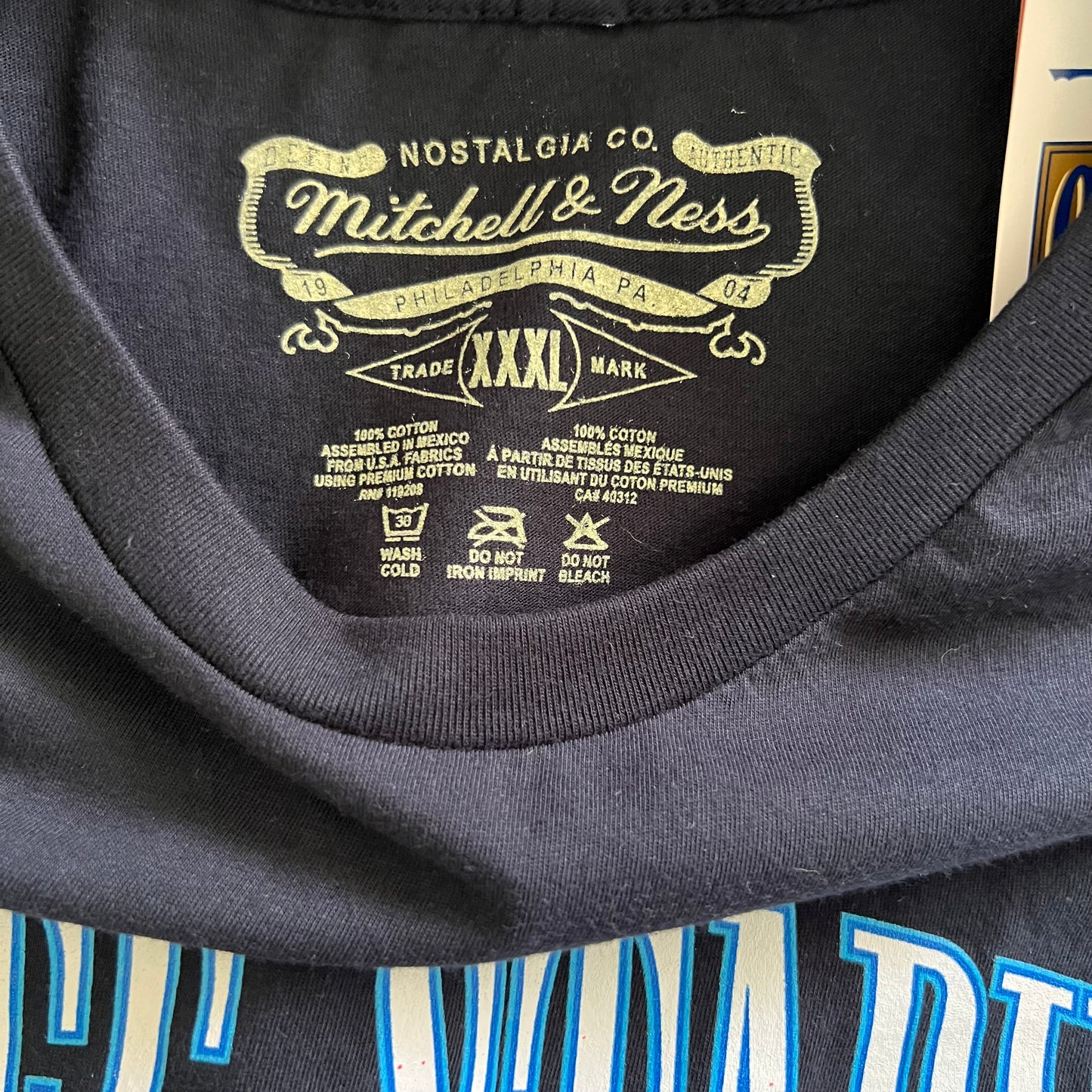 Men's MLB Old Yankee Stadium Tee NY Yankees - Navy - Size XXXL