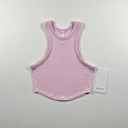 Lululemon Hold Tight Cropped Tank - Pink Haze - Size 4 (XS)