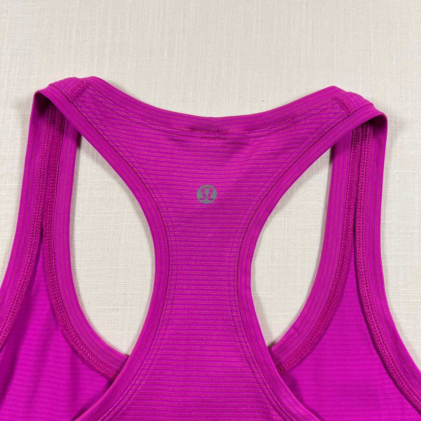 Lululemon Swiftly Tech Racerback Tank 2.0 *Race - Spandex Stripe Pow Pink/Sakura Pink - Size 6 (Small)