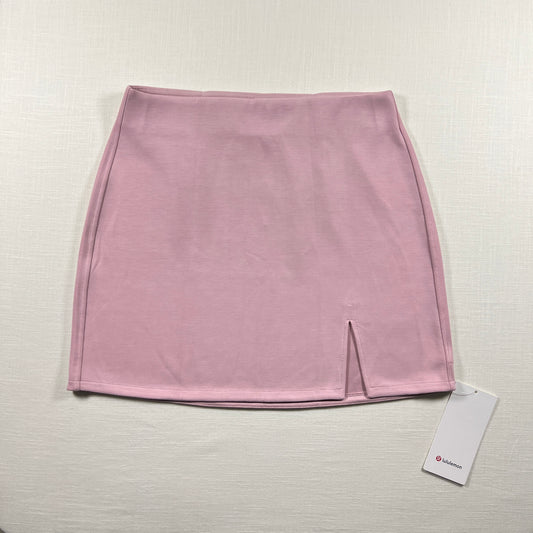 Lululemon Softstreme High-Rise Mini Skirt - Pink Haze - Size Medium